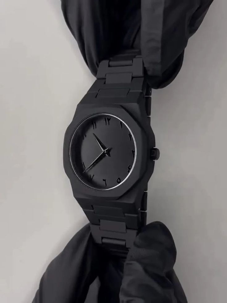 Stainless Steel Arabic Aura Watch