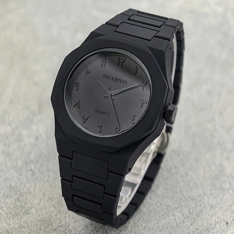 Stainless Arabic black ultra Watch